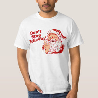Dont Stop met kerst geloven T-shirt
