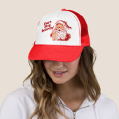 Dont Stop met kerst geloven Trucker Pet (In situ)
