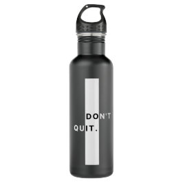 Dont Stop moderne typografie Waterfles