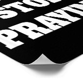 Don't Stop Praying, Pray About Everything  Poster (Hoek)