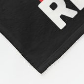 Don't Stop Retrieving Shirt American Flag Golden R Fleece Deken (Hoek)