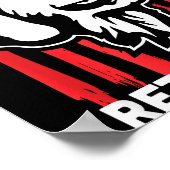 Don't Stop Retrieving Shirt American Flag Golden R Poster (Hoek)