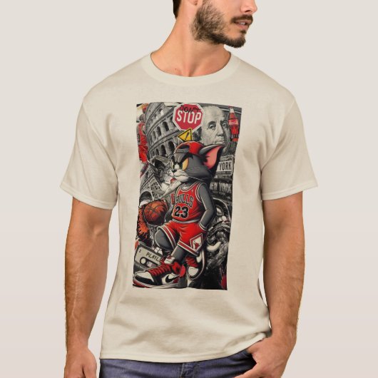 . "Don't Stop the Hustle" T-shirt (Voorkant)