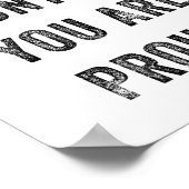 Don't Stop Until You Are Proud Insrational Motivat Poster (Hoek)