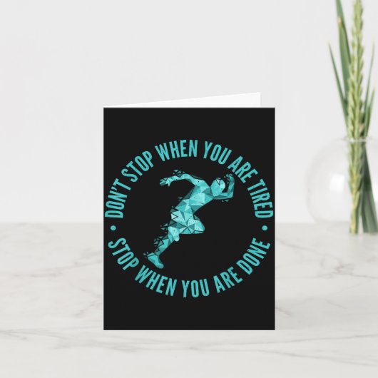 Dont Stop When You Are Tired Stop When You Are Don Kaart (Voorkant)