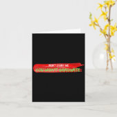 Don't Study Me You Won't Graduate Funny Quote Desi Kaart (Gele Bloem)