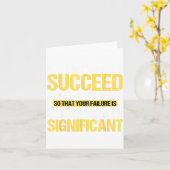 Don't Succeed Statistically Significant Science Pu Kaart (Gele Bloem)