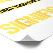 Don't Succeed Statistically Significant Science Pu Poster (Hoek)