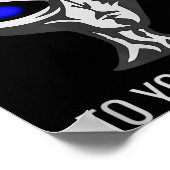 Don't Take Me To Your Leader Funny Alien  Poster (Hoek)