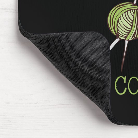 Don't Talk To Me I'm Counting Crochet Knitting Quo Muismat (Hoek)