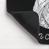 Don't Talk To Me I'm Counting Knitting Lover Funny Muismat (Hoek)