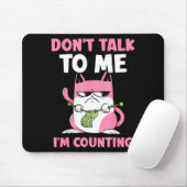 Don't Talk To Me I'm Counting Knitting Yarn Knit K Muismat (Met muis)