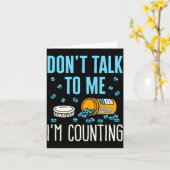 Dont Talk To Me Im Counting Pharmacist Pharmacy  Kaart (Gele Bloem)