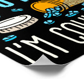 Dont Talk To Me Im Counting Pharmacist Pharmacy  Poster (Hoek)