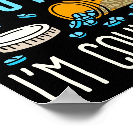 Dont Talk To Me Im Counting Pharmacist Pharmacy  Poster (Hoek)