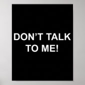 Don't Talk To Me Secret Masked Performer  Poster (Voorkant)