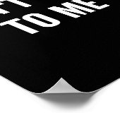 Don't Talk To Me Shirt Funny Shirt  Poster (Hoek)