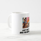 "Don't Talk To me Until This Mug is Empty" Fun Koffiemok (Voorkant links)
