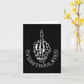 Don't Talk To Me When I'm Overstimulated - Front A Kaart (Gele Bloem)