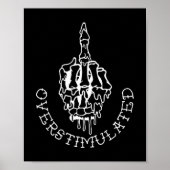 Don't Talk To Me When I'm Overstimulated - Front A Poster (Voorkant)