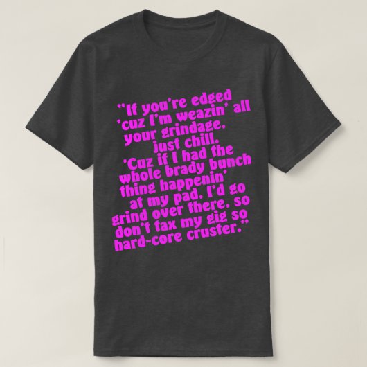 Dont Tax Mijn optreden T-shirt (Design voorkant)