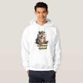 Don't Tease Teddy Bear beroemd gemaakt door Charm Hoodie (Voorkant volledig)