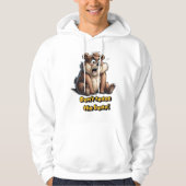 Don't Tease Teddy Bear beroemd gemaakt door Charm  Hoodie (Voorkant)