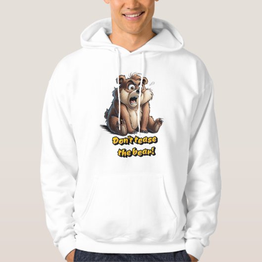 Don't Tease Teddy Bear beroemd gemaakt door Charm Hoodie (Voorkant)