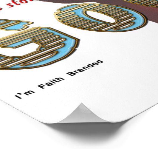 Dont Tell God How Big Your Is  Poster (Hoek)