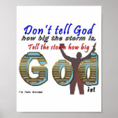 Dont Tell God How Big Your Is  Poster (Voorkant)