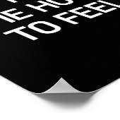 Don't Tell Me How To Feel, Funny, Sarcastic, Joke, Poster (Hoek)