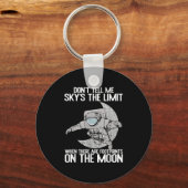 Don't Tell Me Sky Is The Limit Motivational Quote Sleutelhanger (Voorkant)