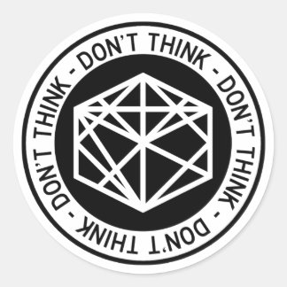 Don't Think™ Six-Pack RADS Ronde Sticker