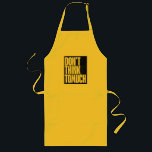 Don't think too much logo on apron lang schort<br><div class="desc">For the chef in you, this is the perfect apron.</div>