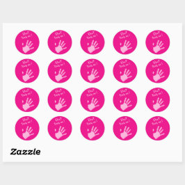Don't touch me - Hands Ronde Sticker