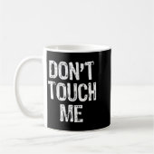 Don't Touch Me Introvert Antisocial Funny Gift Chr Koffiemok (Links)