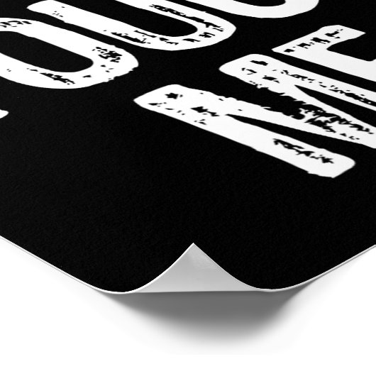 Don't Touch Me Introvert Antisocial Funny Gift Chr Poster (Hoek)