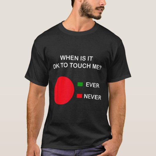 Don't Touch Me - Never Touch Me Circle Graph Intro T-shirt (Voorkant)