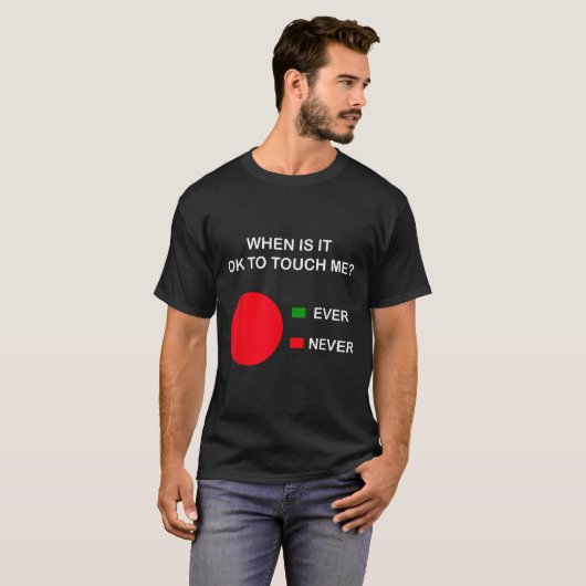 Don't Touch Me - Never Touch Me Circle Graph Intro T-shirt (Voorkant volledig)