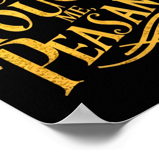 Don't Touch Me Peasant Funny Peasants  Poster (Hoek)