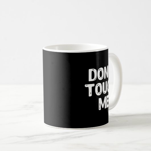 Don't Touch Me Shirt Introvert Gifs  Koffiemok (Voorkant rechts)