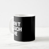 Don't Touch Me Shirt Introvert Gifs Koffiemok (Voorkant links)