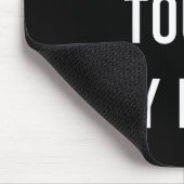 Don't Touch My Fries Funny Junk Fast Food Gag Gift Muismat (Hoek)