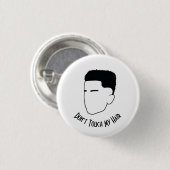 Don't touch my hair Natural Afro Hairstyle Ronde Button 3,2 Cm (Voorkant /achterkant)