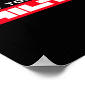 Dont Touch My Hilti Construction Site Fan Clothing Poster (Hoek)