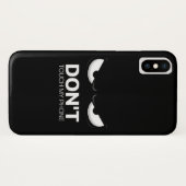 DON'T TOUCH MY PHONE Case-Mate iPhone CASE (Achterkant (horizontaal))