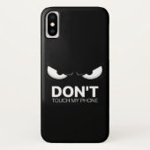 DON'T TOUCH MY PHONE Case-Mate iPhone CASE (Achterkant)