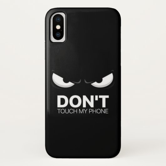 DON'T TOUCH MY PHONE Case-Mate iPhone CASE (Achterkant)