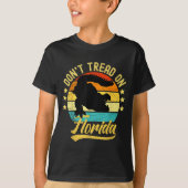 Don't Tread On Florida Alligator  T-shirt (Voorkant)