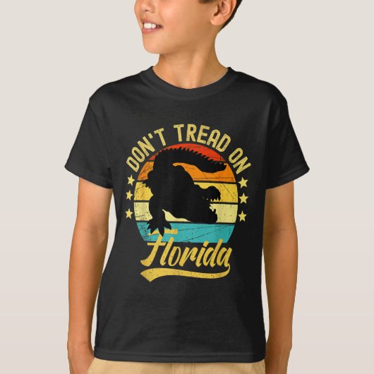 Don't Tread On Florida Alligator T-shirt (Voorkant)